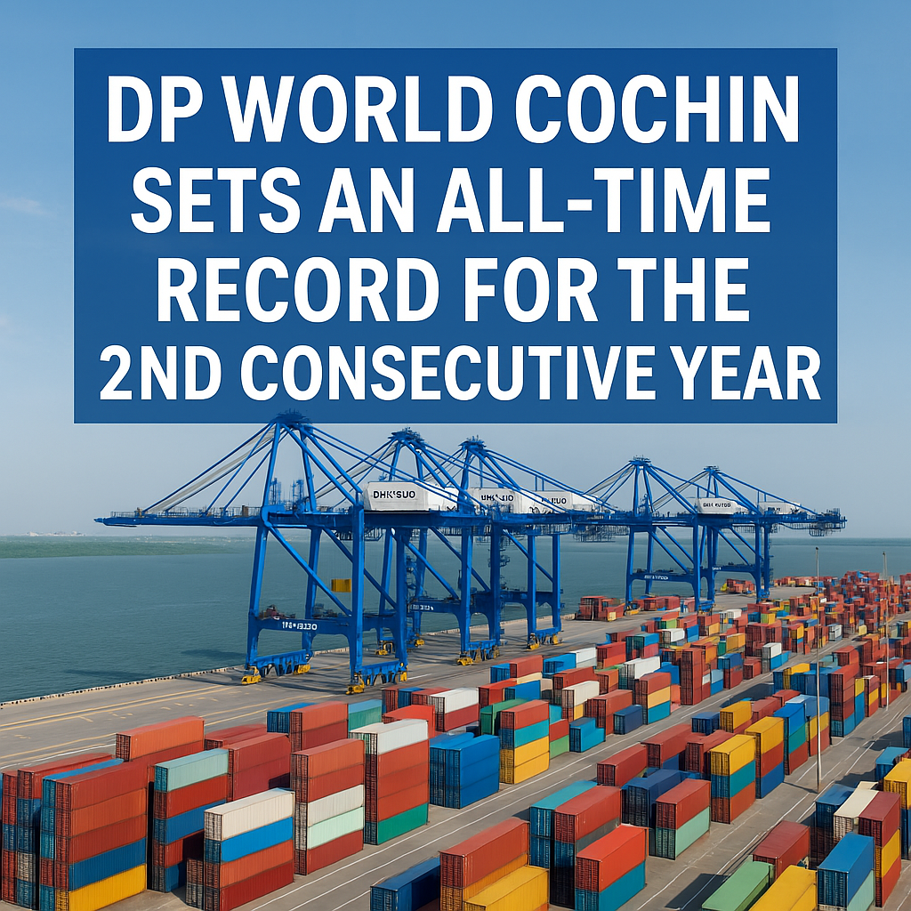 DP World Cochin Achieves Record-Breaking Growth for the Second Consecutive Year